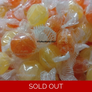 Tilley's Orange & Lemon Drops - Tilleys Wrapped Boiled Sweets